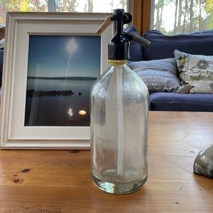 Vintage seltzer bottle